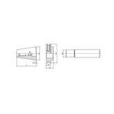 Alignment Tool for ATC Arm SK30-ATC-18D~28D - Makotools Industrial Supply Tools for Metal Cutting
